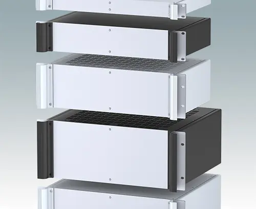 Vielseitige 19-Zoll-Rack-Gehäuse in den Größen 1 HE bis 6 HE